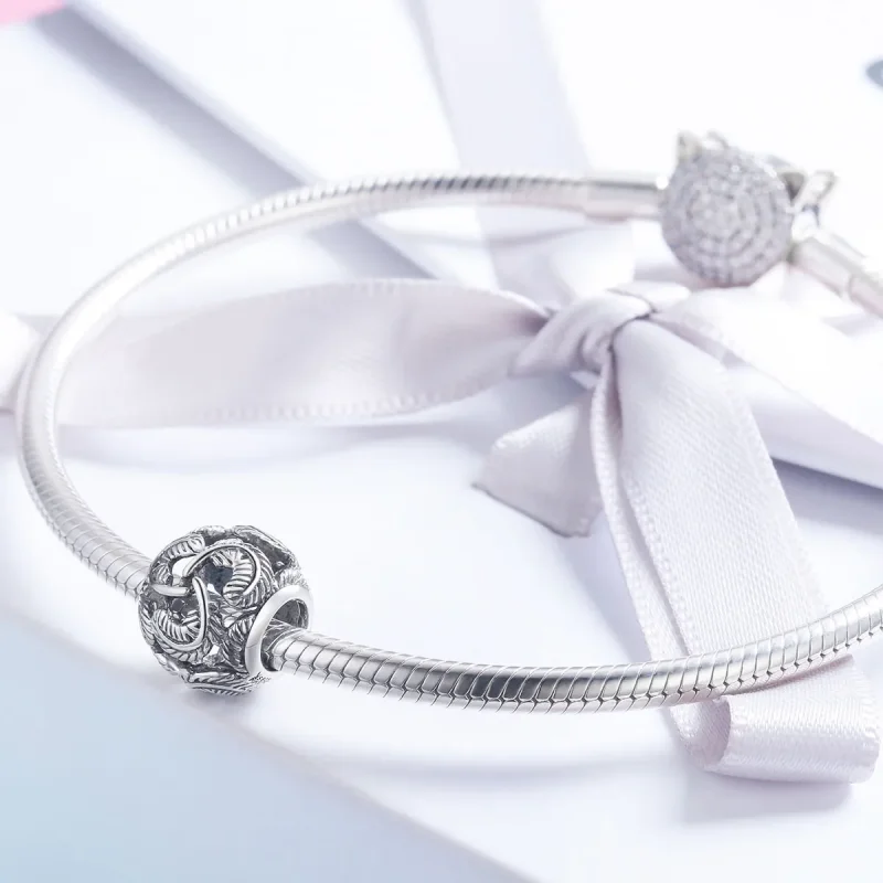 (kép) PANDORA típusú vintage szárnyak charm - SCC810 - Megtekintés 4