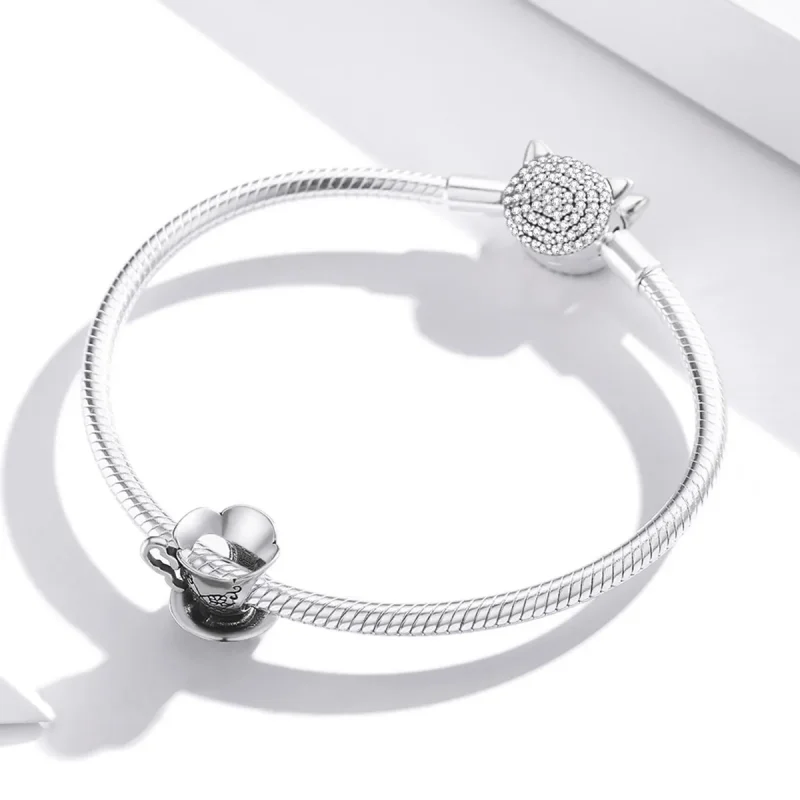 (kép) PANDORA típusú Vintage teáskanna Charm - SCC1899 - Megtekintés 3