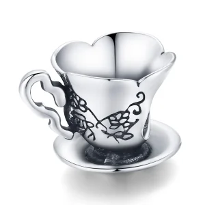 (kép) PANDORA típusú Vintage teáskanna Charm - SCC1899
