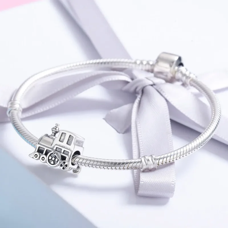 (kép) PANDORA típusú vintage vonat charm - SCC507 - Megtekintés 4