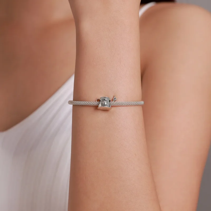 (kép) PANDORA típusú Vintage vízforraló Charm - SCC1923 - Megtekintés 5