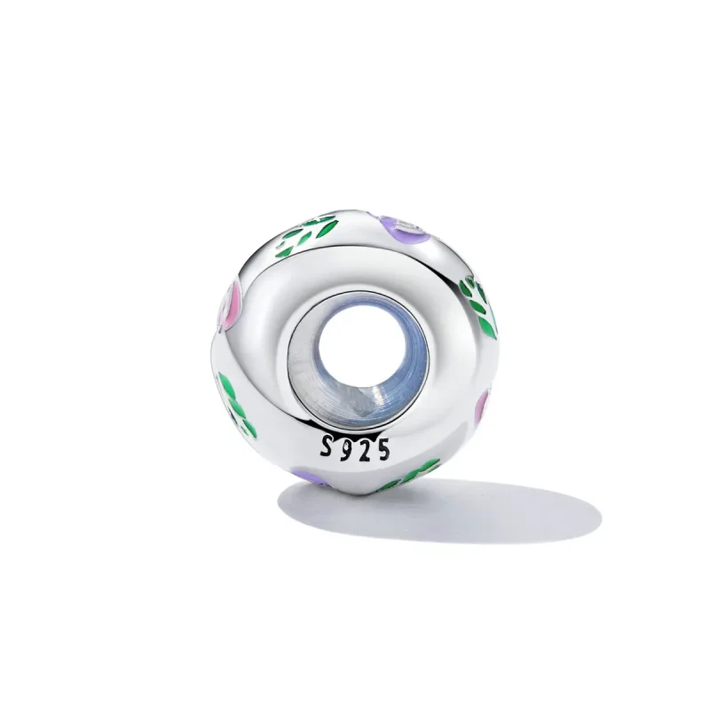 (kép) PANDORA típusú Virág firka Charm - BSC596 - Megtekintés 3