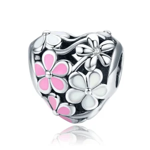 PANDORA típusú virág áldás charm - SCC761 (kép) PANDORA típusú virág áldás charm - SCC761
