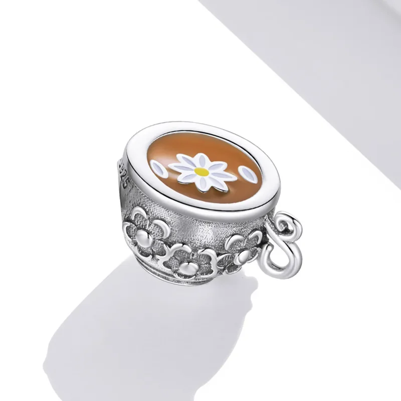 (kép) PANDORA típusú Virág teáskanna Charm - SCC1915 - Megtekintés 2