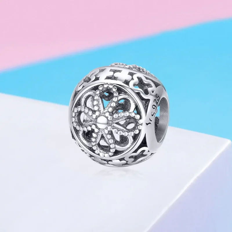 (kép) PANDORA típusú virágok charm - SCC899 - Megtekintés 2