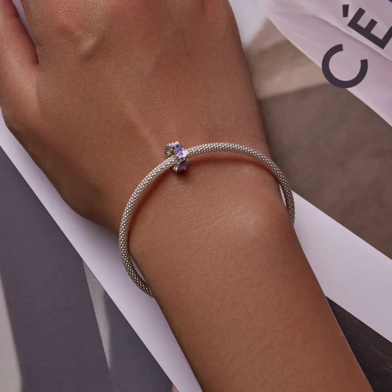 (kép) PANDORA típusú Virágok spacer charm - SCC2212 - Megtekintés 6