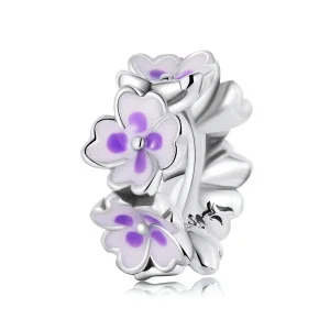 PANDORA típusú Virágok spacer charm - SCC2212 (kép) PANDORA típusú Virágok spacer charm - SCC2212