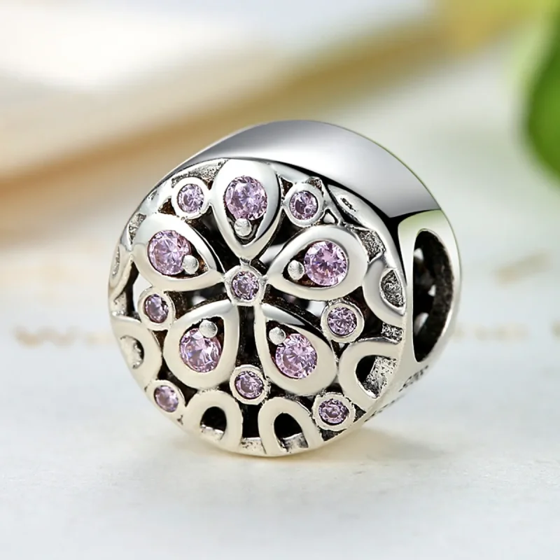 (kép) PANDORA típusú virágzó charm - SCC053 - Megtekintés 6
