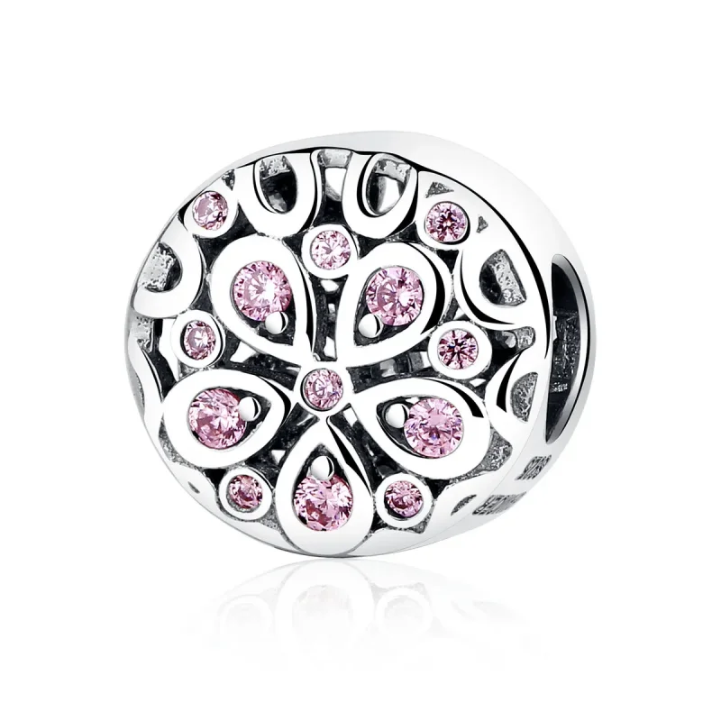(kép) PANDORA típusú virágzó charm - SCC053