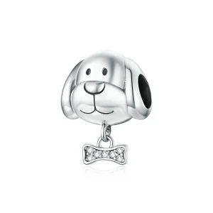 (kép) PANDORA típusú vizsla charm - BSC244