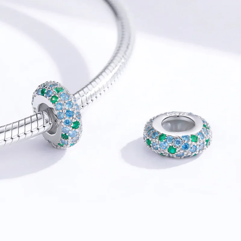 (kép) PANDORA típusú Víz gyöngy Charm - BSC119 - Megtekintés 3