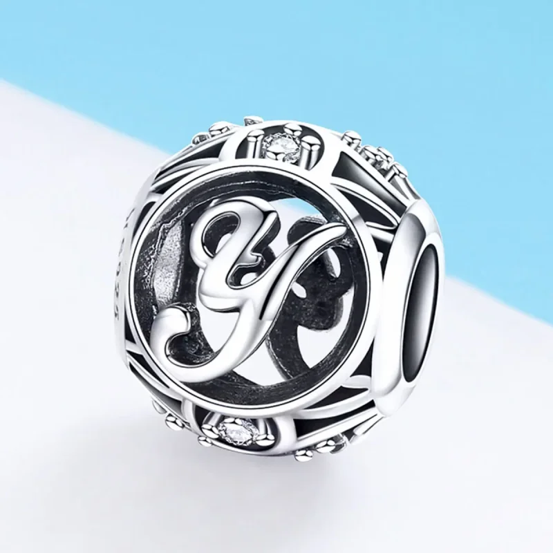 (kép) PANDORA típusú Y-betű Charm - SCC738-Y - Megtekintés 2