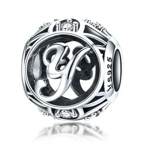 (kép) PANDORA típusú Y-betű Charm - SCC738-Y