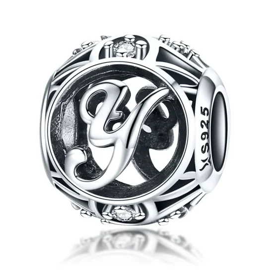(kép) PANDORA típusú Y-betű Charm - SCC738-Y