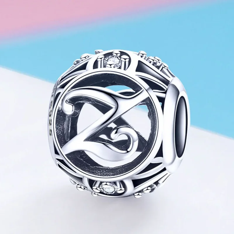 (kép) PANDORA típusú Z betű Charm - SCC738-Z - Megtekintés 2
