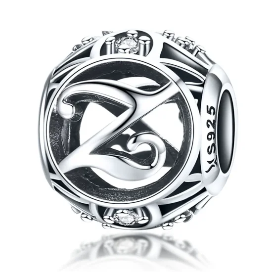 (kép) PANDORA típusú Z betű Charm - SCC738-Z
