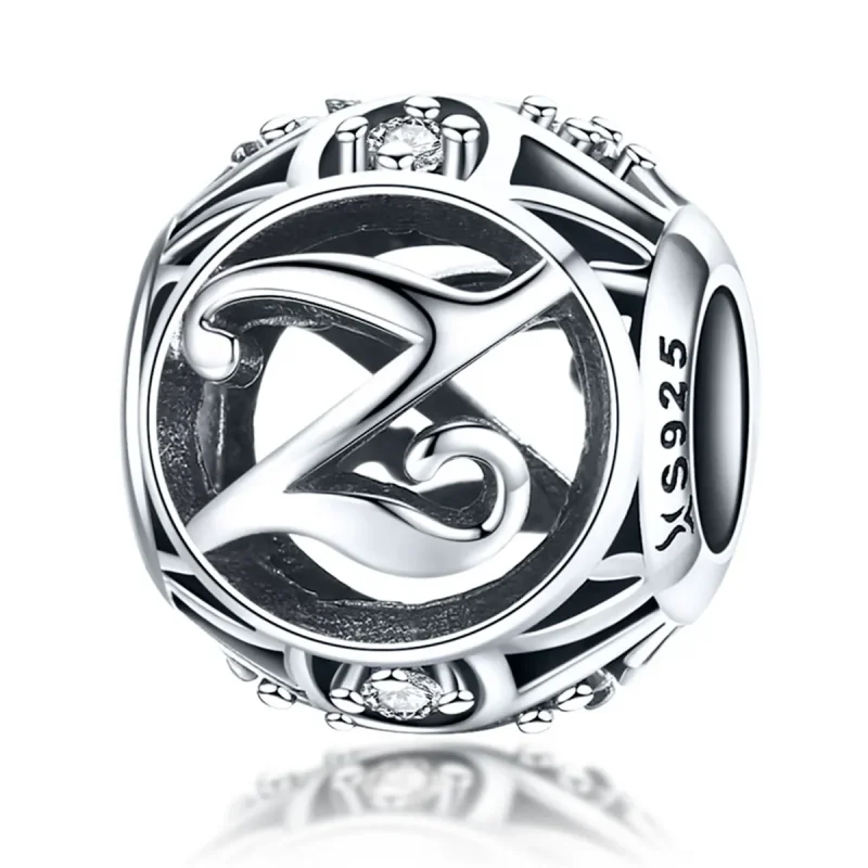 (kép) PANDORA típusú Z betű Charm - SCC738-Z