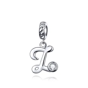 PANDORA típusú z betű függő charm - SCC1183-Z (kép) PANDORA típusú z betű függő charm - SCC1183-Z
