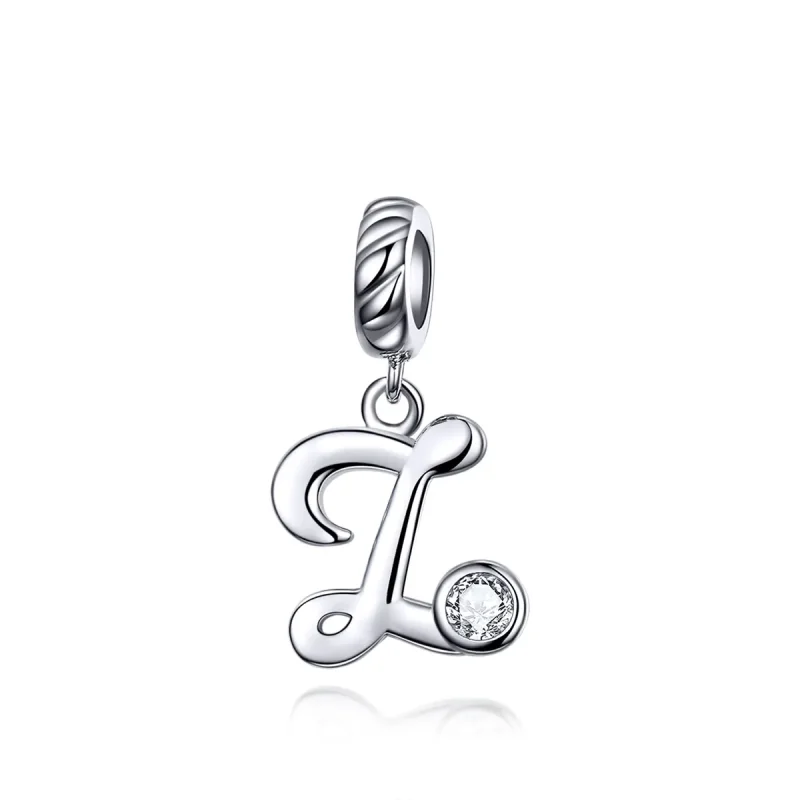 (kép) PANDORA típusú z betű függő charm - SCC1183-Z