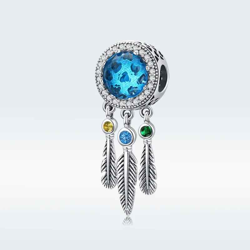 (kép) PANDORA típusú zafír álomfogó charm - SCC1384 - Megtekintés 5