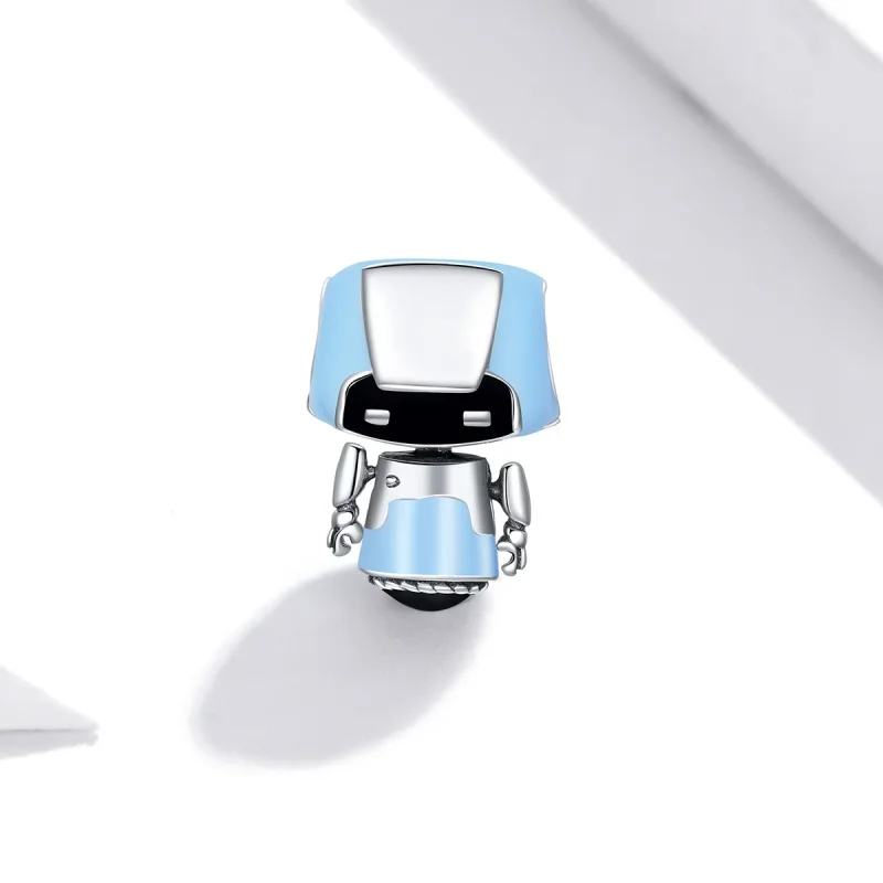 (kép) PANDORA típusú Zafír robot Charm - SCC1773 - Megtekintés 2