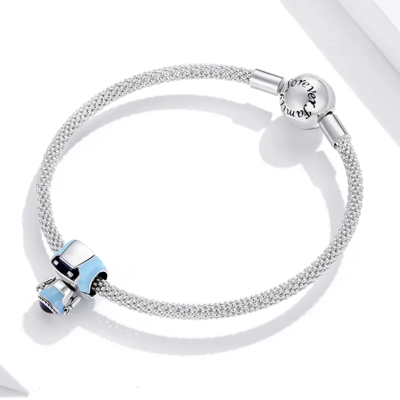 (kép) PANDORA típusú Zafír robot Charm - SCC1773 - Megtekintés 4