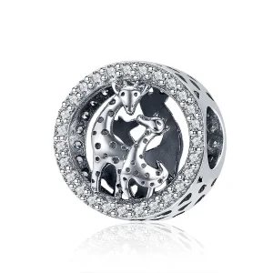 PANDORA típusú zsiráf charm - SCC997 (kép) PANDORA típusú zsiráf charm - SCC997