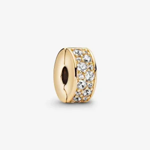 (kép) Pandora Áttetsző pavé klip charm - 768658C01