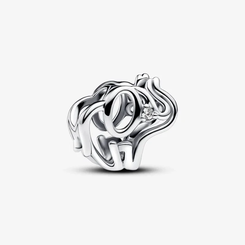 (kép) Pandora Áttört elefánt charm - 793345C01