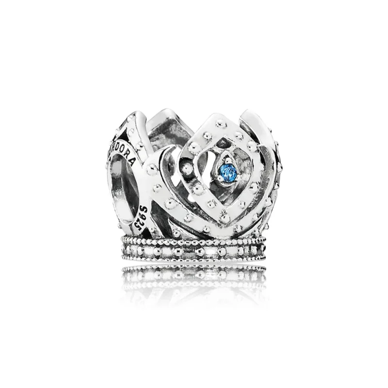 (kép) Disney, PANDORA ezüst charm, Elsa korona