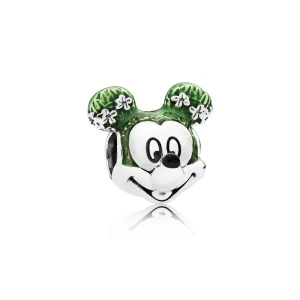 (kép) Disney, PANDORA ezüst charm, Mickey Epcot