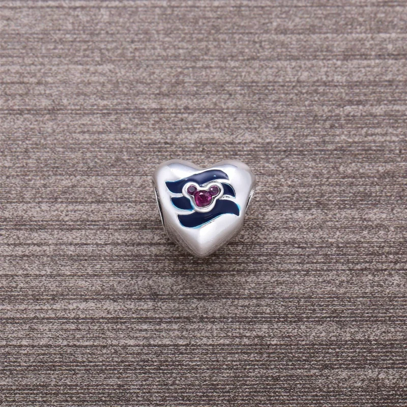 (kép) Disney, PANDORA ezüst charm, Mickey szív - Megtekintés 2