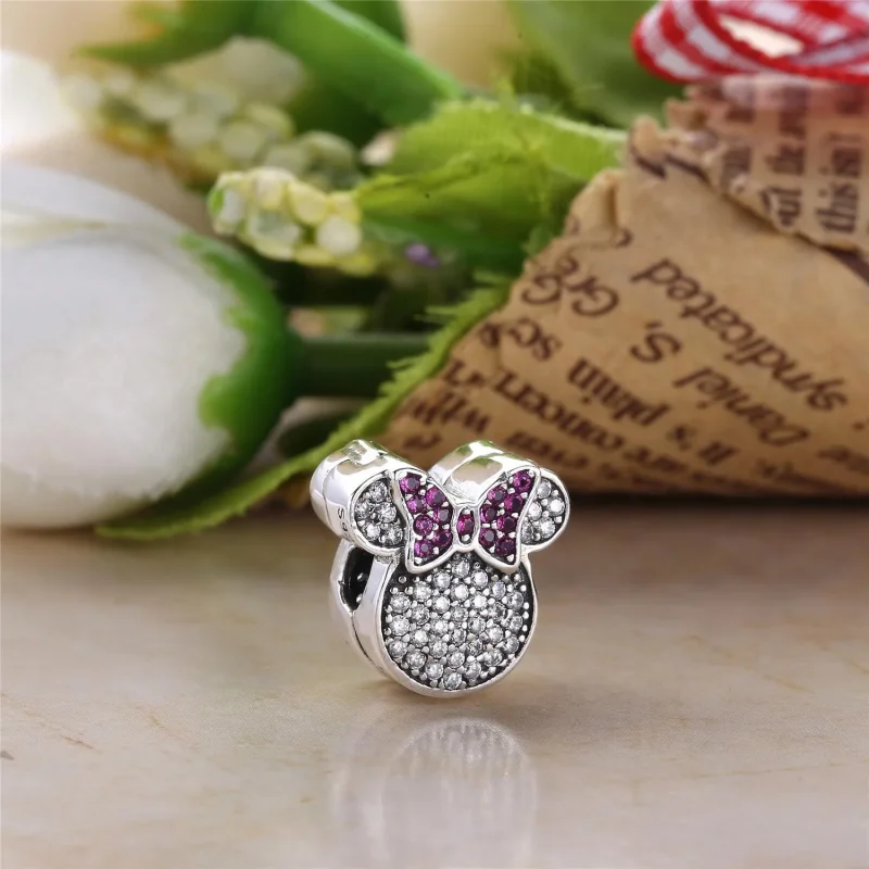 (kép) Disney, PANDORA ezüst charm, Minnie egér füle - Megtekintés 2