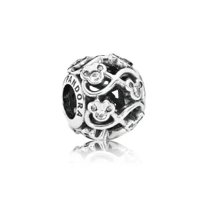 (kép) Disney, PANDORA ezüst charm, Minnie & Mickey Végtelen