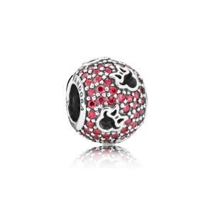 (kép) Disney, PANDORA ezüst charm, Minnie sziluettek