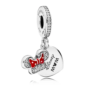 (kép) Disney, PANDORA ezüst függő charm, Anya