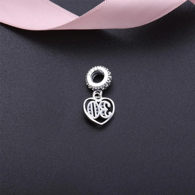 (kép) PANDORA 30 év szerelemben függő charm - 791287CZ - Megtekintés 3