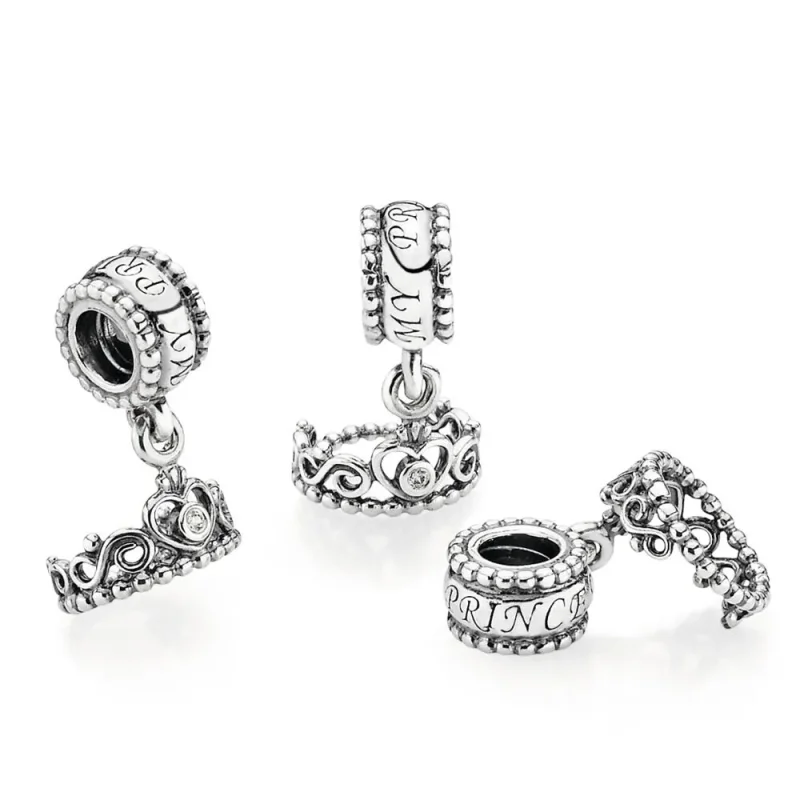 (kép) PANDORA Az én hercegnőtiarám függő charm - 791117CZ - Megtekintés 2
