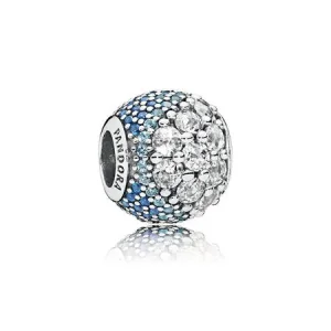 (kép) PANDORA Bűbájos kék pavé - 797032NABMX