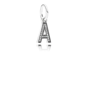 (kép) PANDORA betű függő charm - 791313CZ