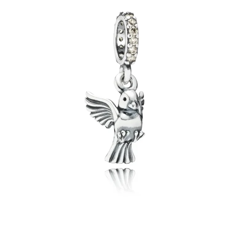 (kép) PANDORA Békegalamb függő charm - 791394CCZ