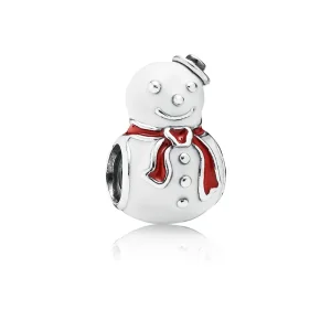 (kép) PANDORA Boldog hóember charm - 791406ENMX