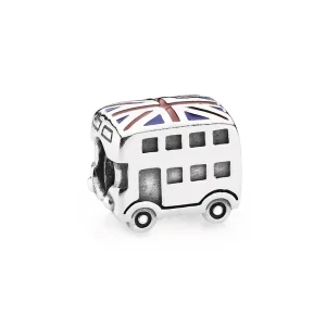 (kép) PANDORA Brit zászlós busz charm - 791049ER