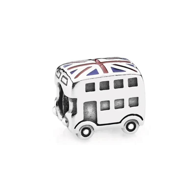 (kép) PANDORA Brit zászlós busz charm - 791049ER