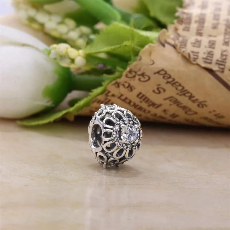 (kép) PANDORA charm, Virágos ragyogás - Megtekintés 3