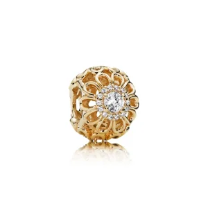 (kép) PANDORA charm, Virágos ragyogás