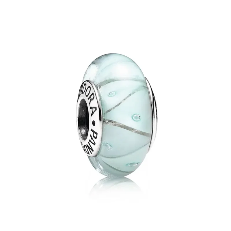 (kép) PANDORA Cikcakkos kék üveg charm - 790923