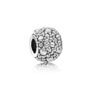 (kép) PANDORA Csillámló cseppek, sterling ezüst, áttetsző cirkónia - 791755CZ