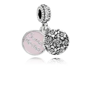 (kép) PANDORA Édesanya függő charm - 791285CZ