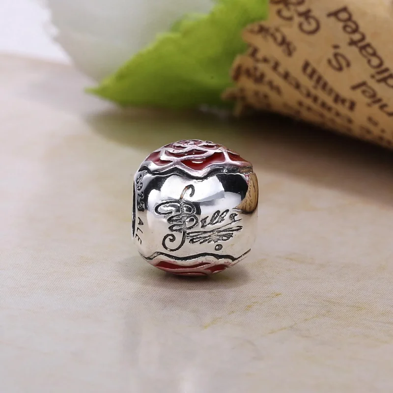 (kép) PANDORA Disney, Belle elvarázsolt rózsája - 791575EN09 - Megtekintés 3
